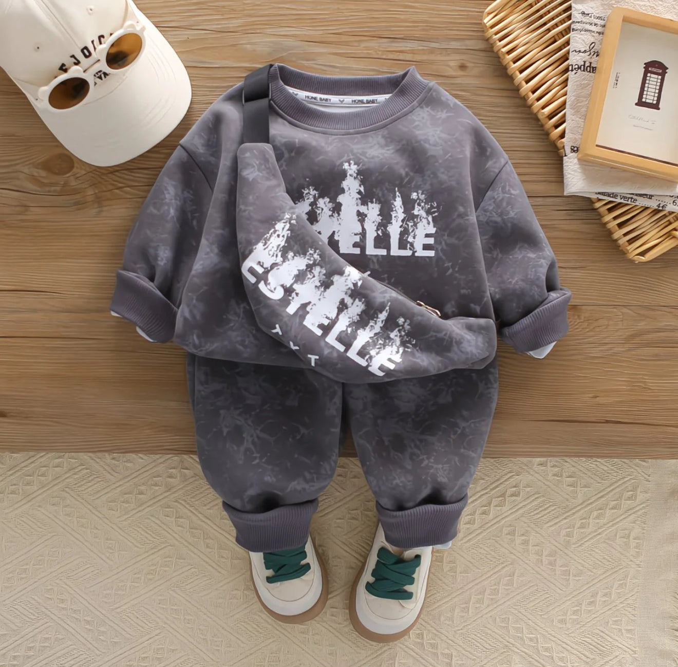Trendy Stylish & Elegant Co-ord Set - Grey
