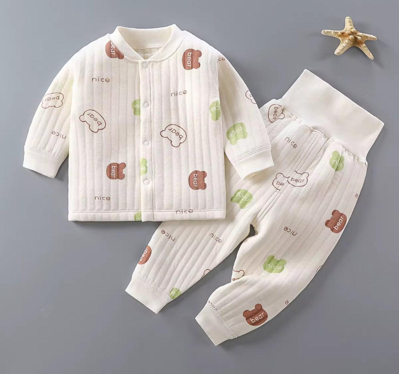 Trendy Girls Soft & Cozy Co-ord Set - Baby Bear