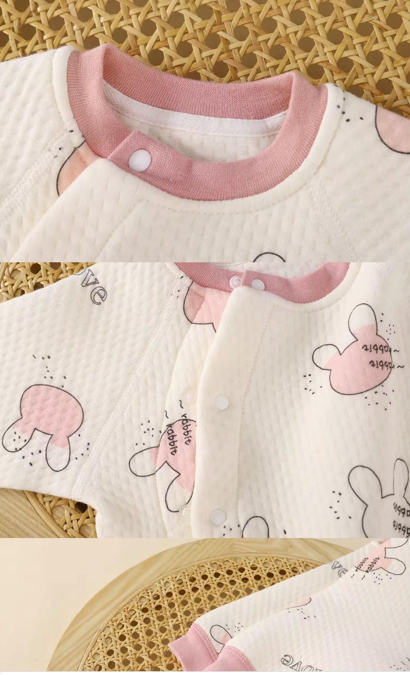 Soft & Breathable - Baby & Toddler - 100% Organic Cotton Bodysuit with Fleece - Baby Love