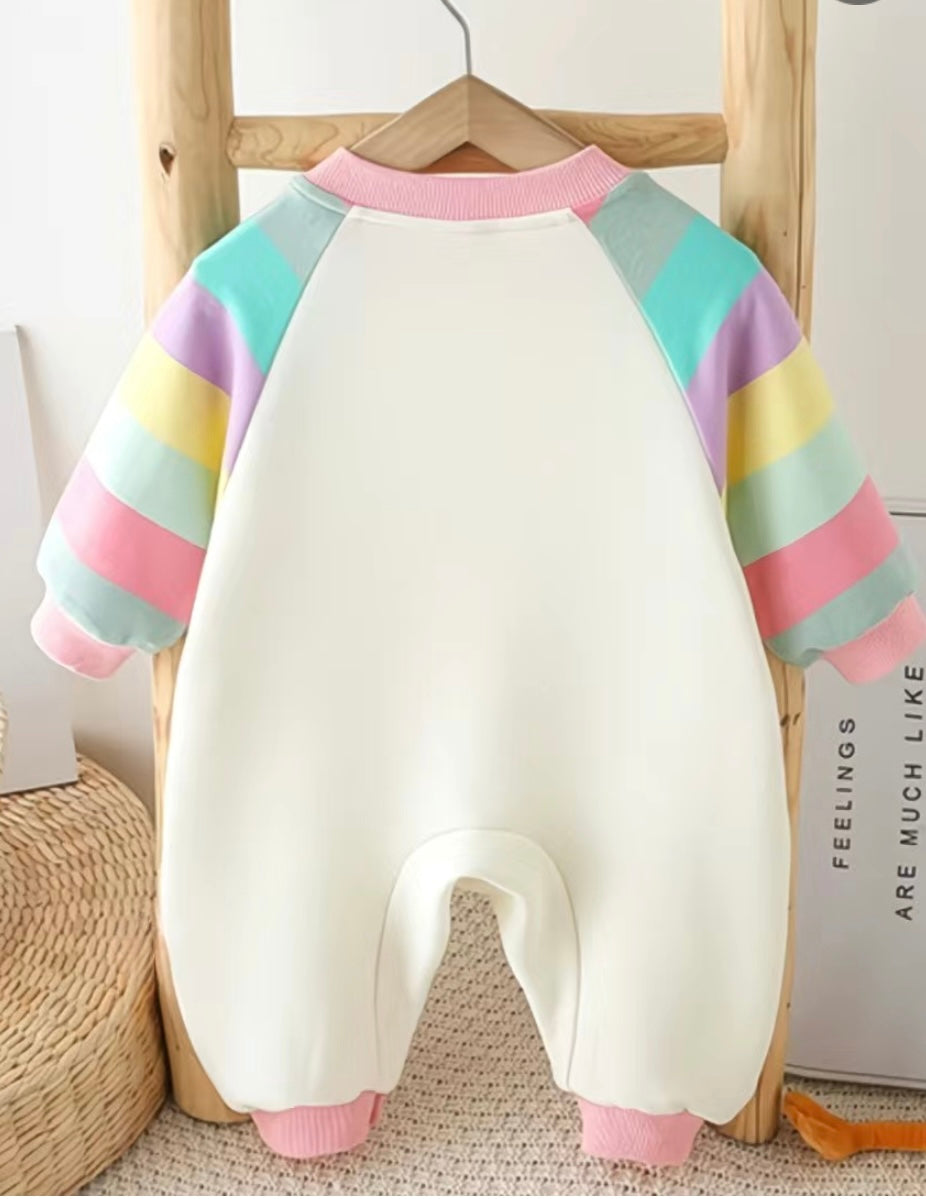 Trendy Soft & Breathable - Baby & Toddler - Full Bodysuit 3D - Happy