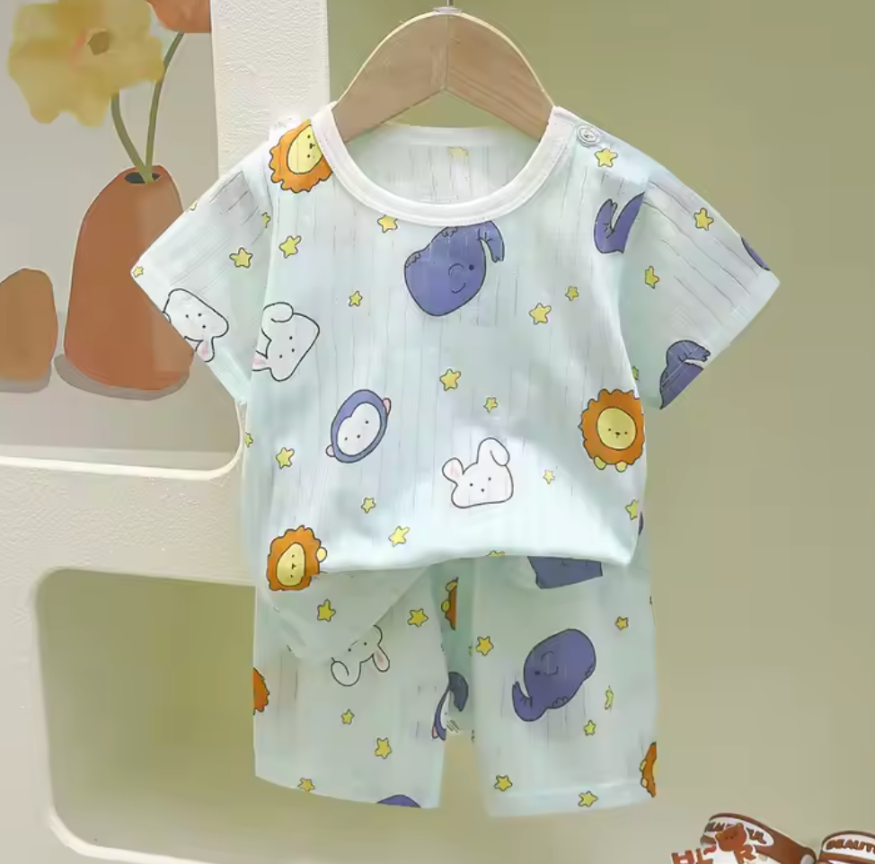 Trendy Baby & Kids Summer Co-ord Set - Animal