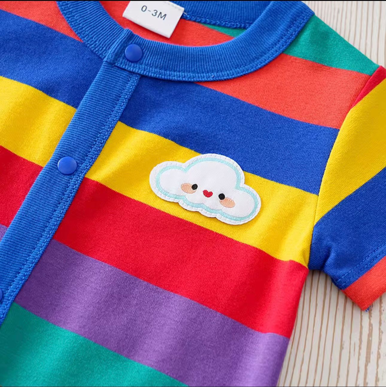 Soft & Breathable - Baby & Toddler - Cotton Multicolor Romper