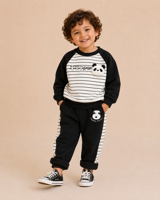 Trendy Stylish & Cute 3D Co-ord Set - Panda