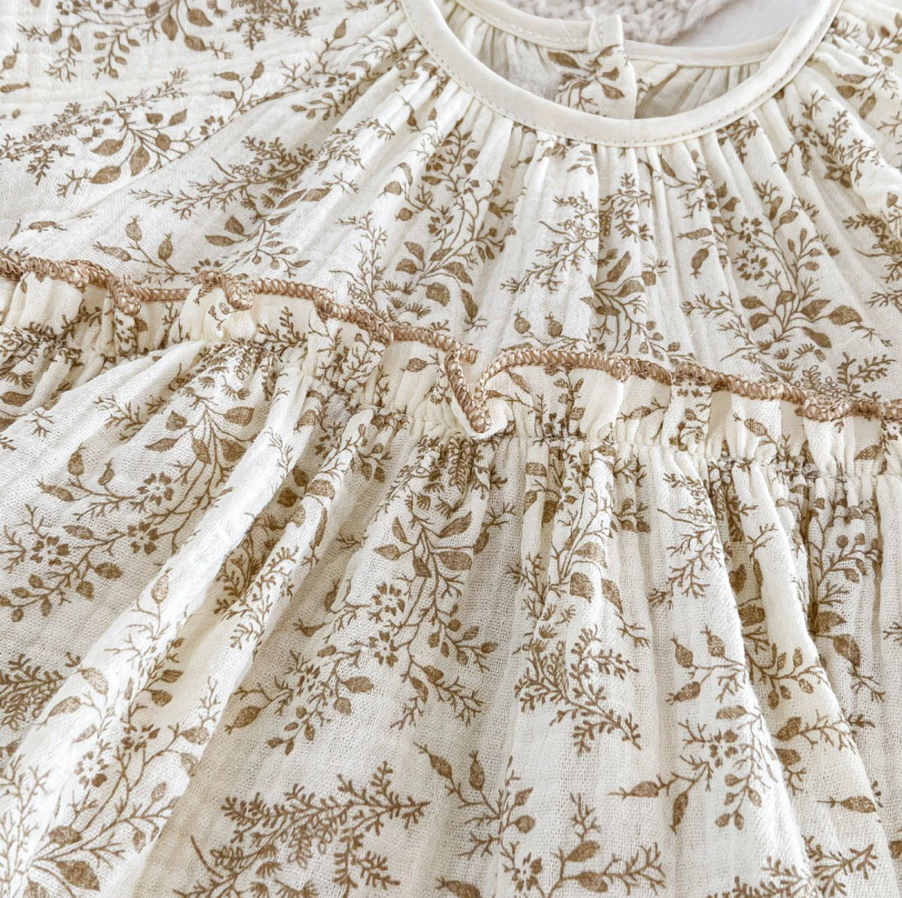 Soft & Breathable - Premium Floral Baby Girl Dress Romper