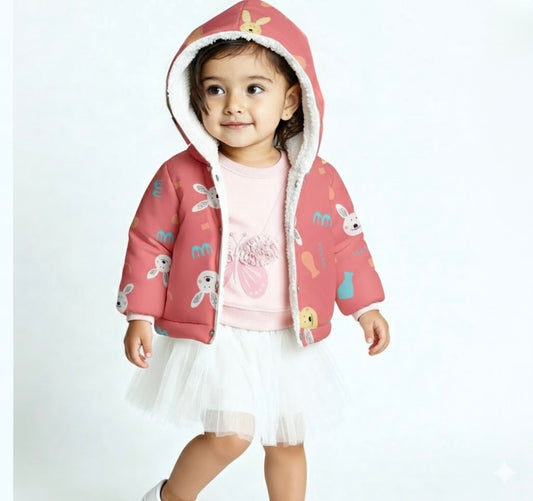 Trendy Kids Cute & Cozy Winter Jacket - Bunny