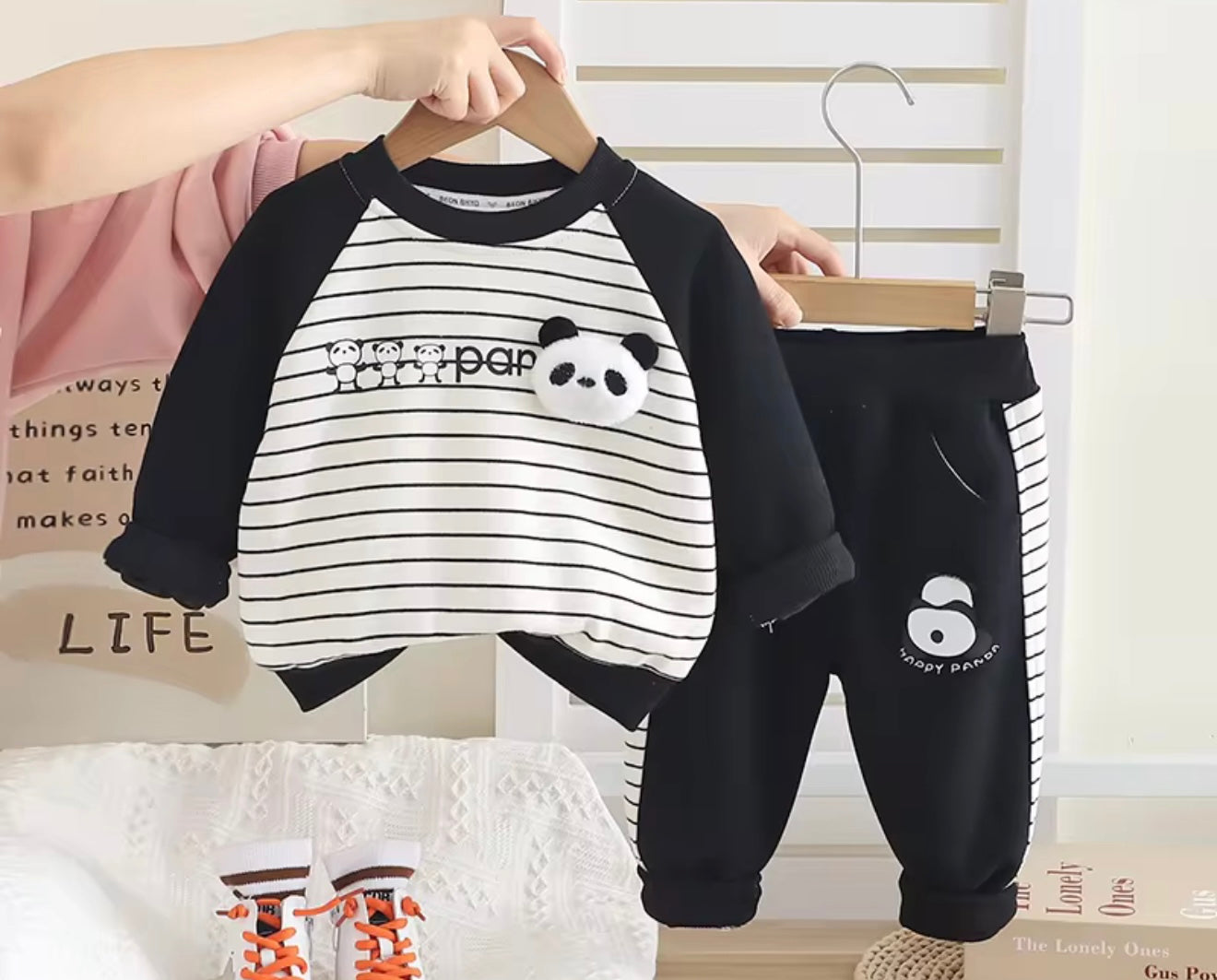 Trendy Stylish & Cute 3D Co-ord Set - Panda
