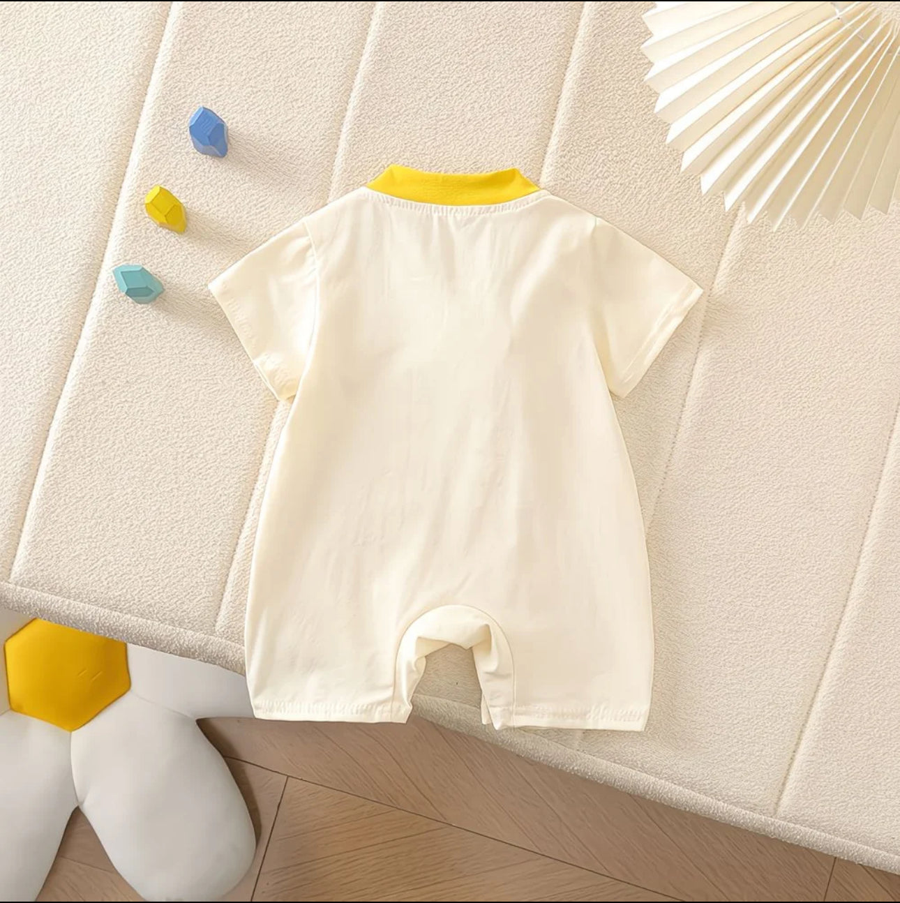 Soft & Breathable - Baby & Toddler - Baby Giraffe 3D Plushy Romper