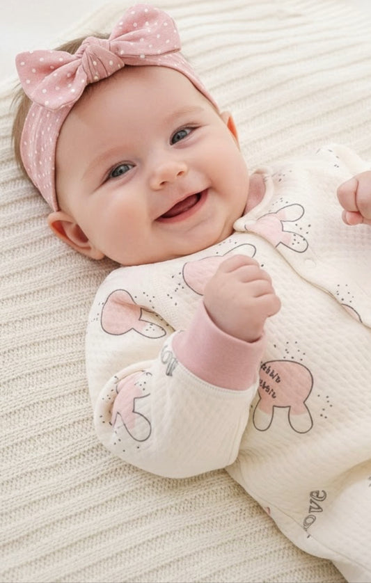 Soft & Breathable - Baby & Toddler - 100% Organic Cotton Bodysuit with Fleece - Baby Love