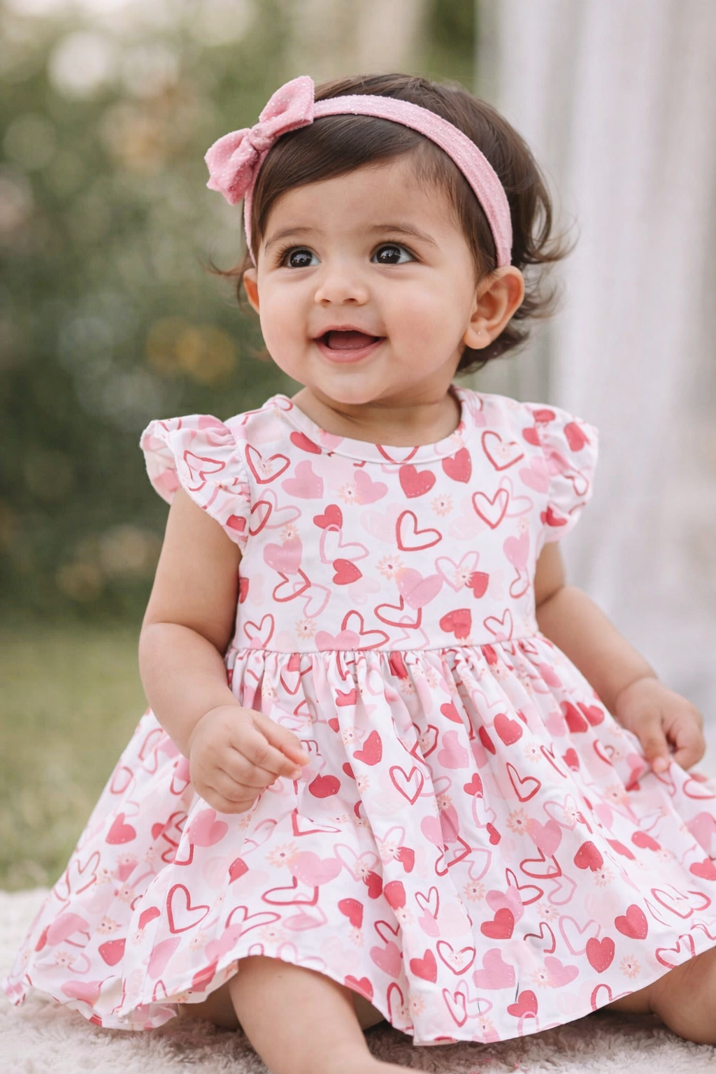 Trendy Girls Printed Comfortable Twilight Dress