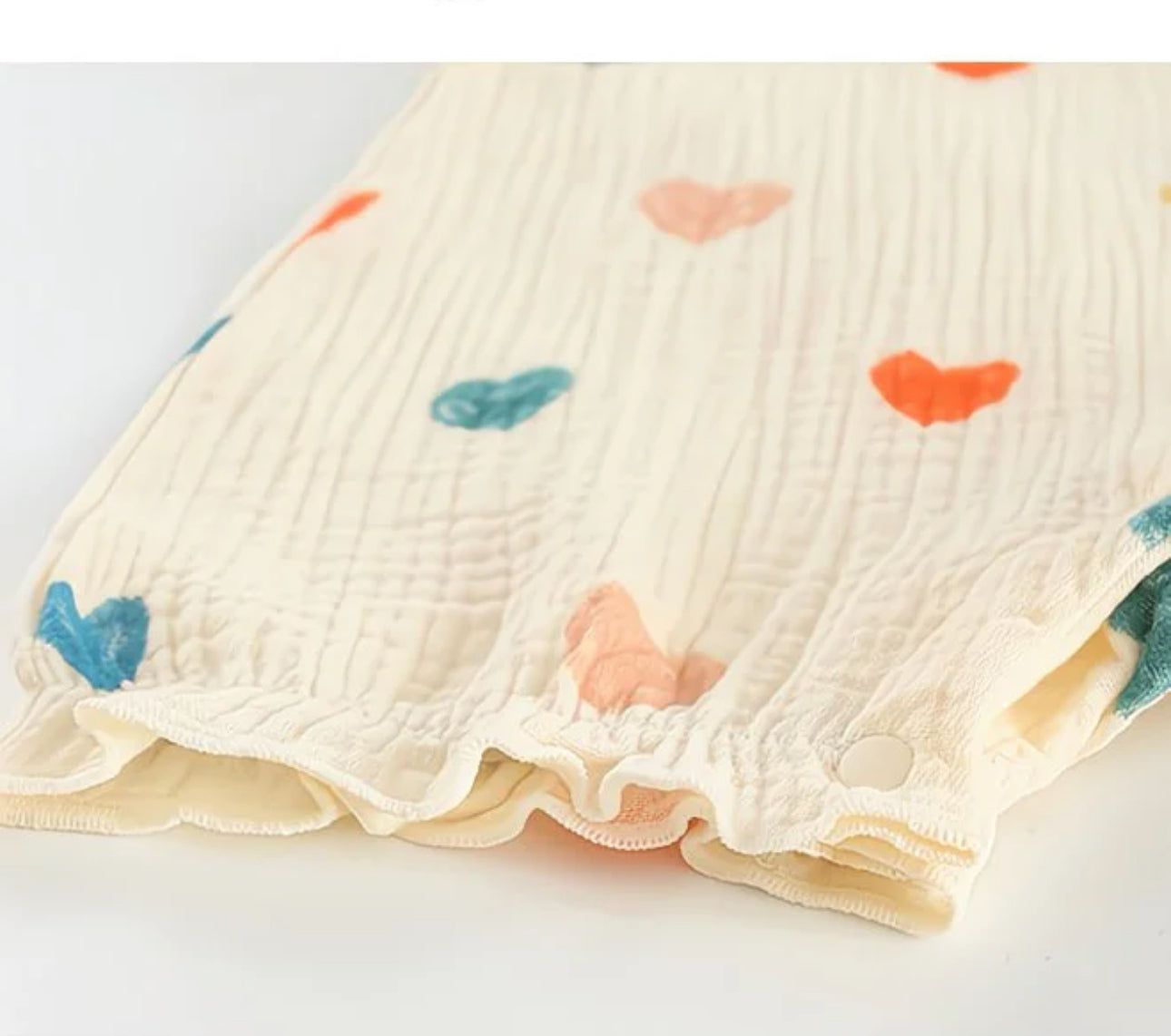 Soft & Breathable - Baby & Toddler -  Heart Romper 3D