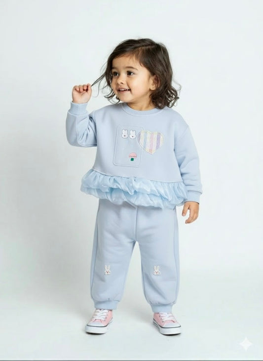 Elegant 3D Cozy & Cute Co-ord Set - Bunny