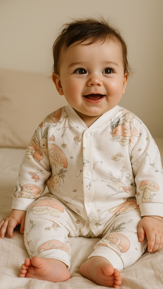 Soft & Breathable - Baby & Toddler Full Bodysuit - Rabbit