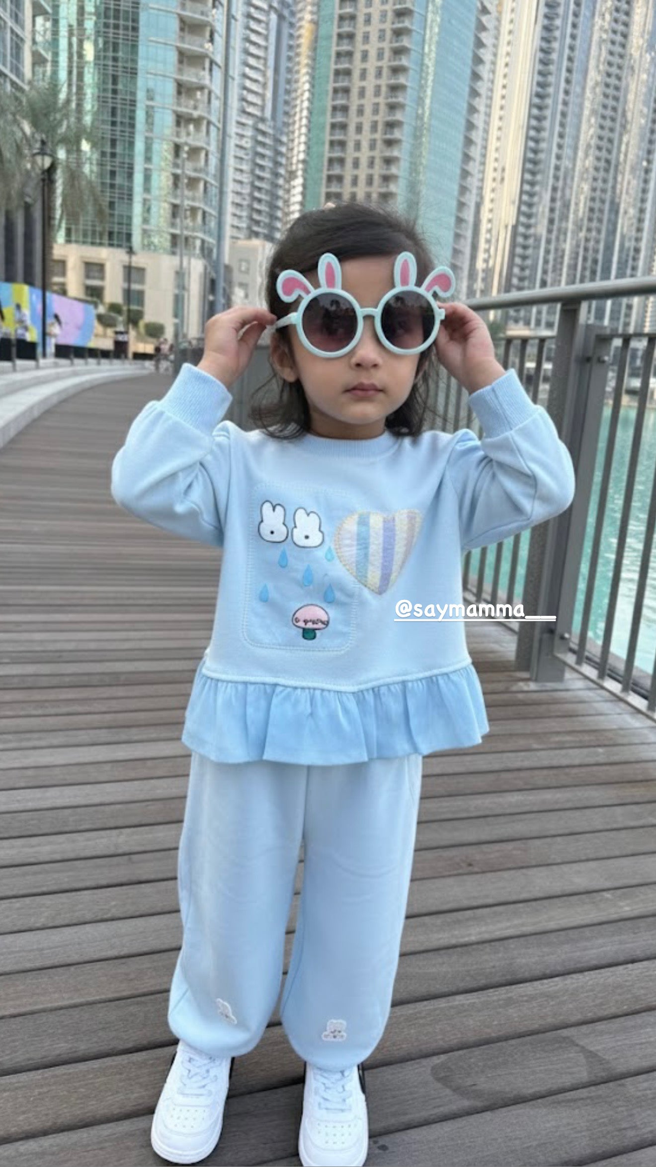 Trendy Elegant 3D Cozy & Cute Co-ord Set - Bunny
