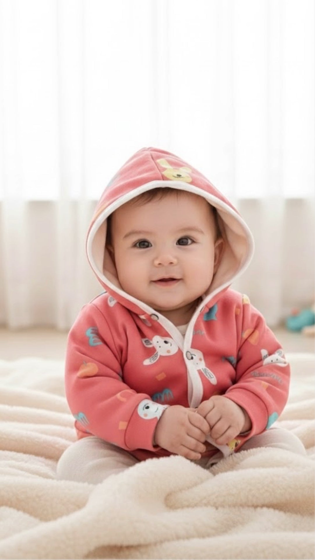 Trendy Soft & Breathable - Trendy Baby 3D Cozy Jacket with Fleece
