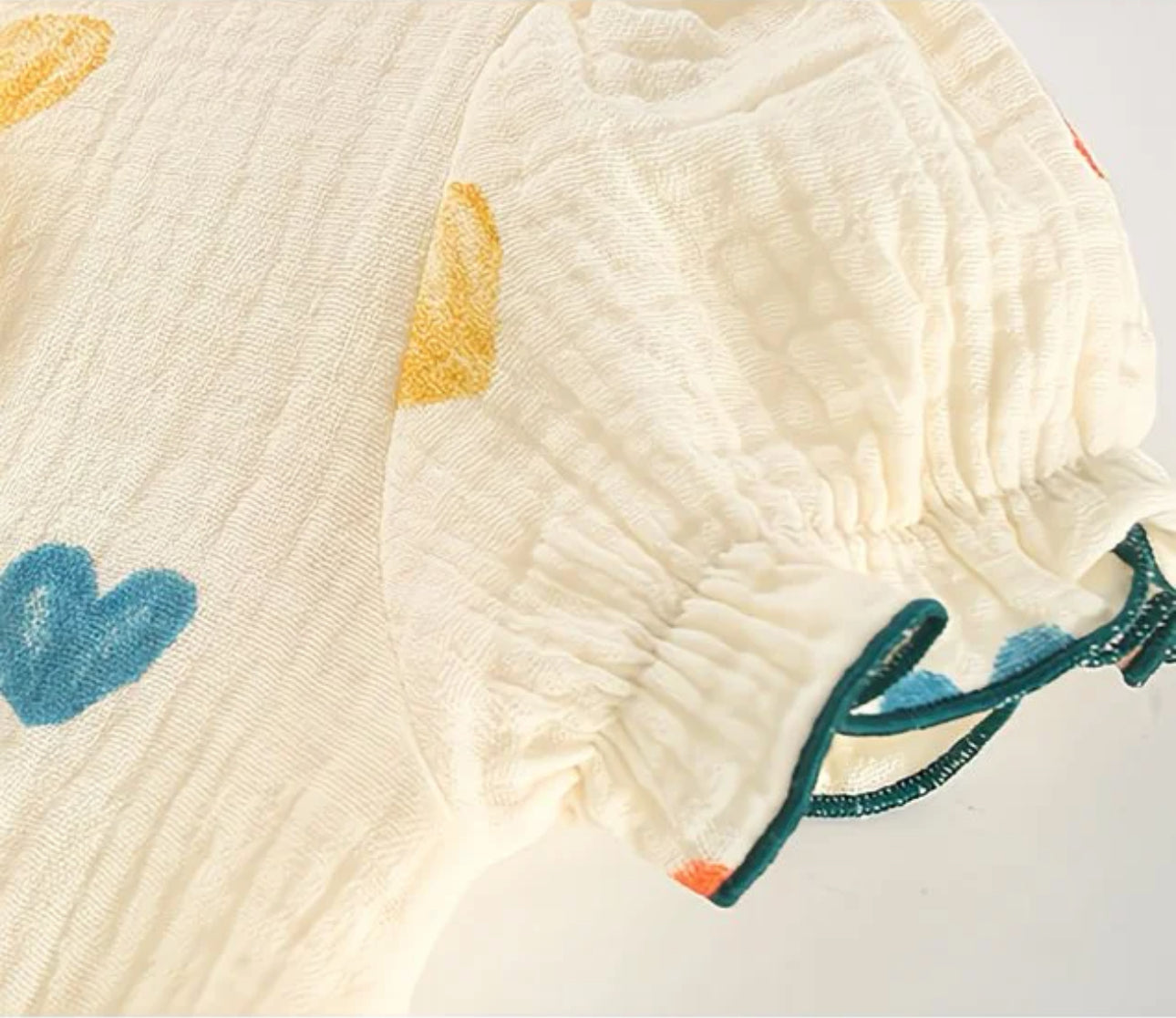 Soft & Breathable - Baby & Toddler -  Heart Romper 3D