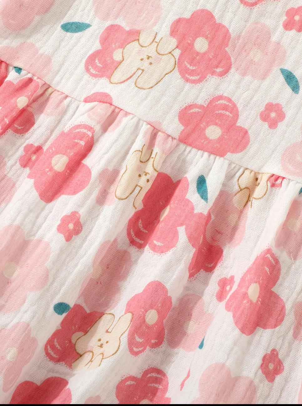 Soft & Breathable - Trendy Pink Floral Cotton Baby Girl Romper