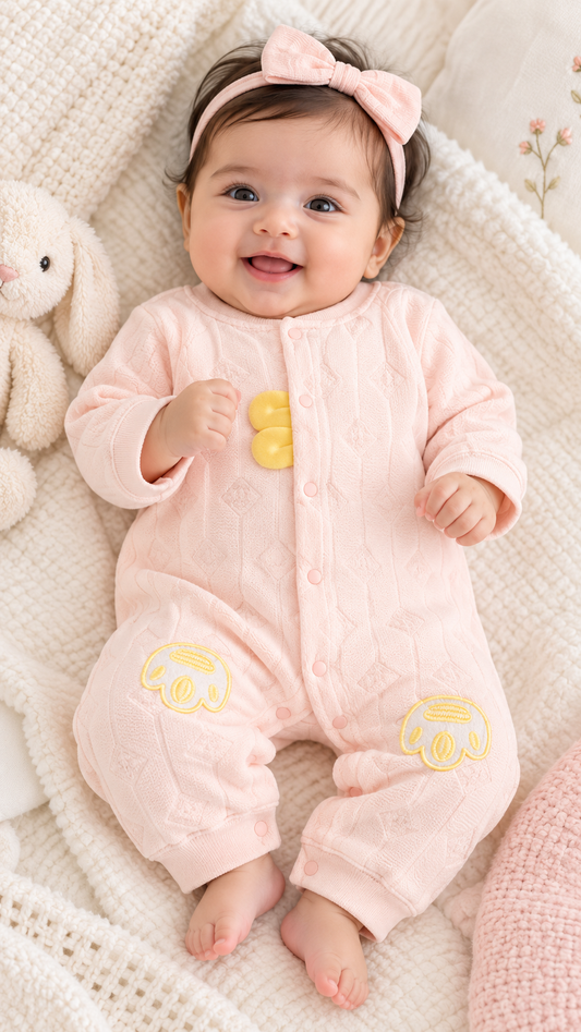 Soft & Breathable - Baby & Toddler - 100% Organic Cotton Paw Romper
