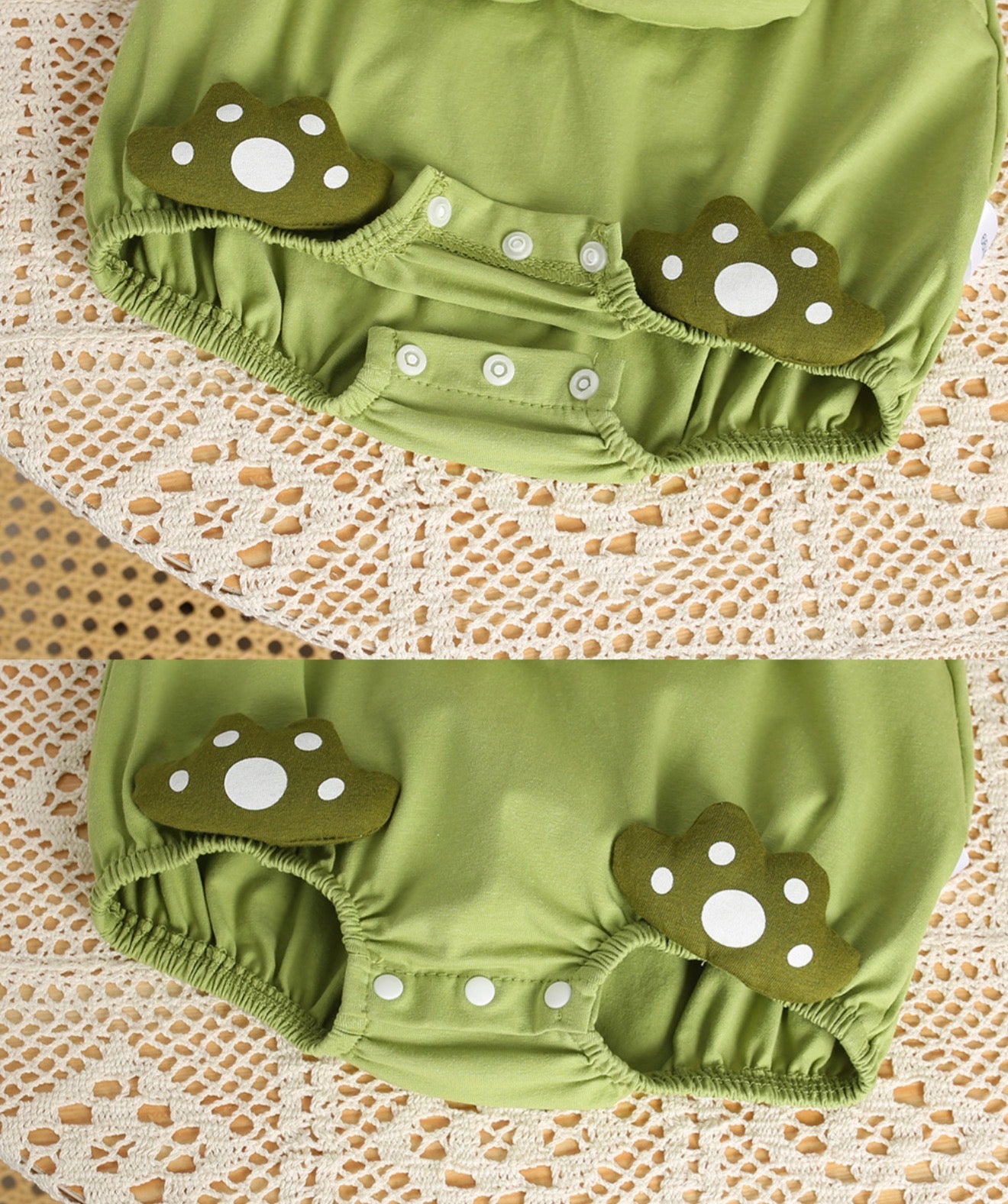 Soft & Breathable - Baby & Toddler - Baby Frog 3D Plushy Romper