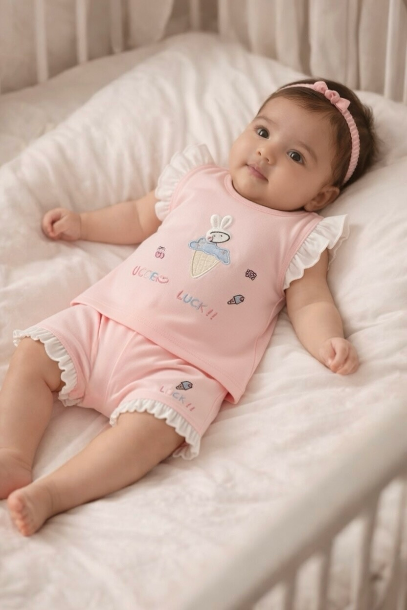 Soft & Breathable - Baby & Toddler - 100% Organic Cotton Shorts Set