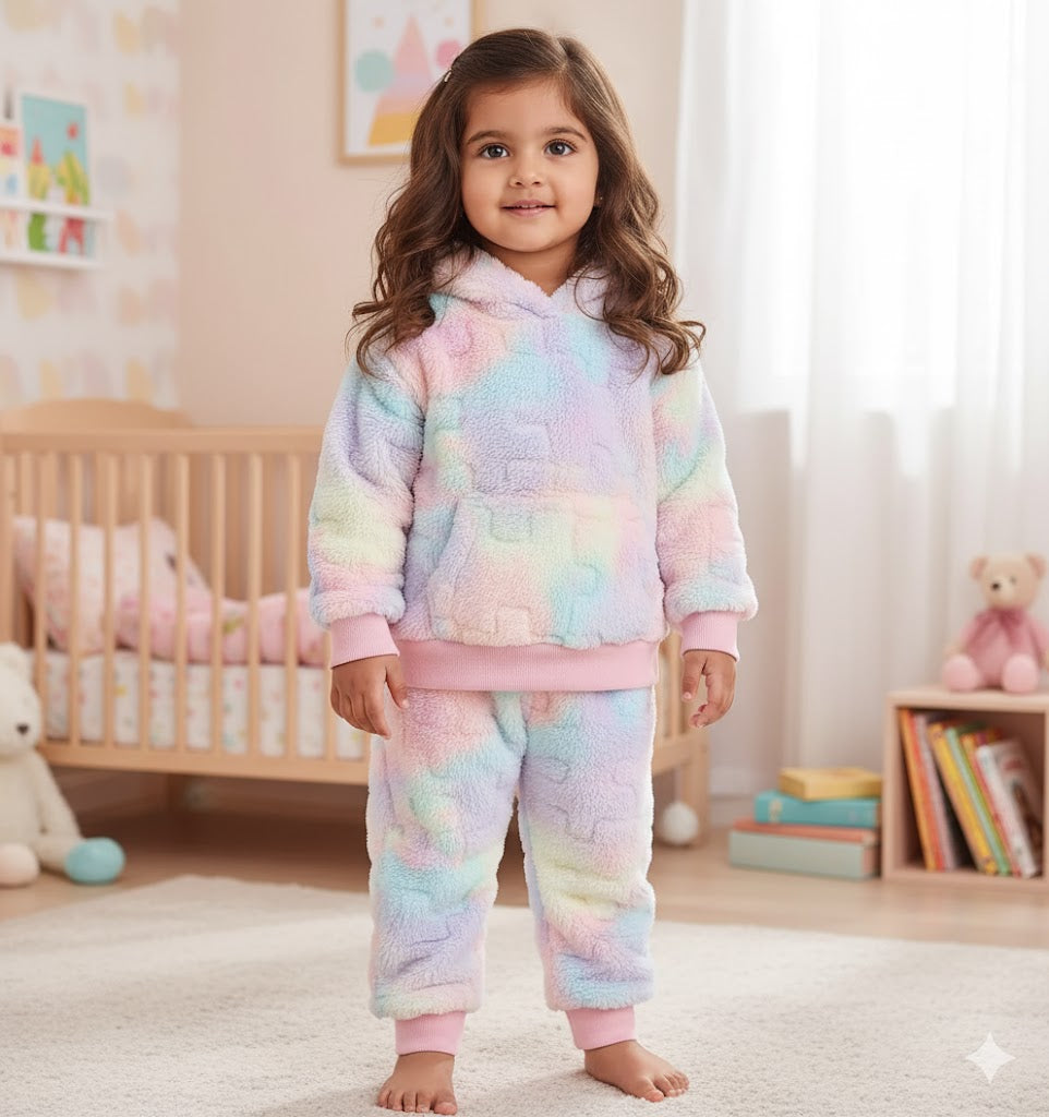 Trendy Kids Cute & Cozy Winter Co-ord Set - Unicorn Bling