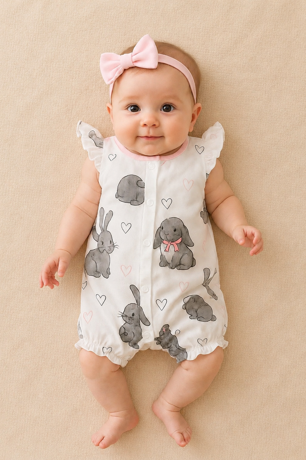 Soft & Breathable - 100% Organic Cotton Baby Bodysuit - Aww Cute
