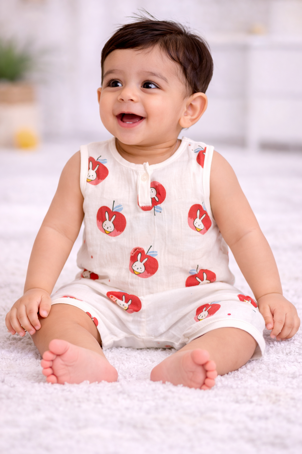 Summer Bodysuit - Cherry