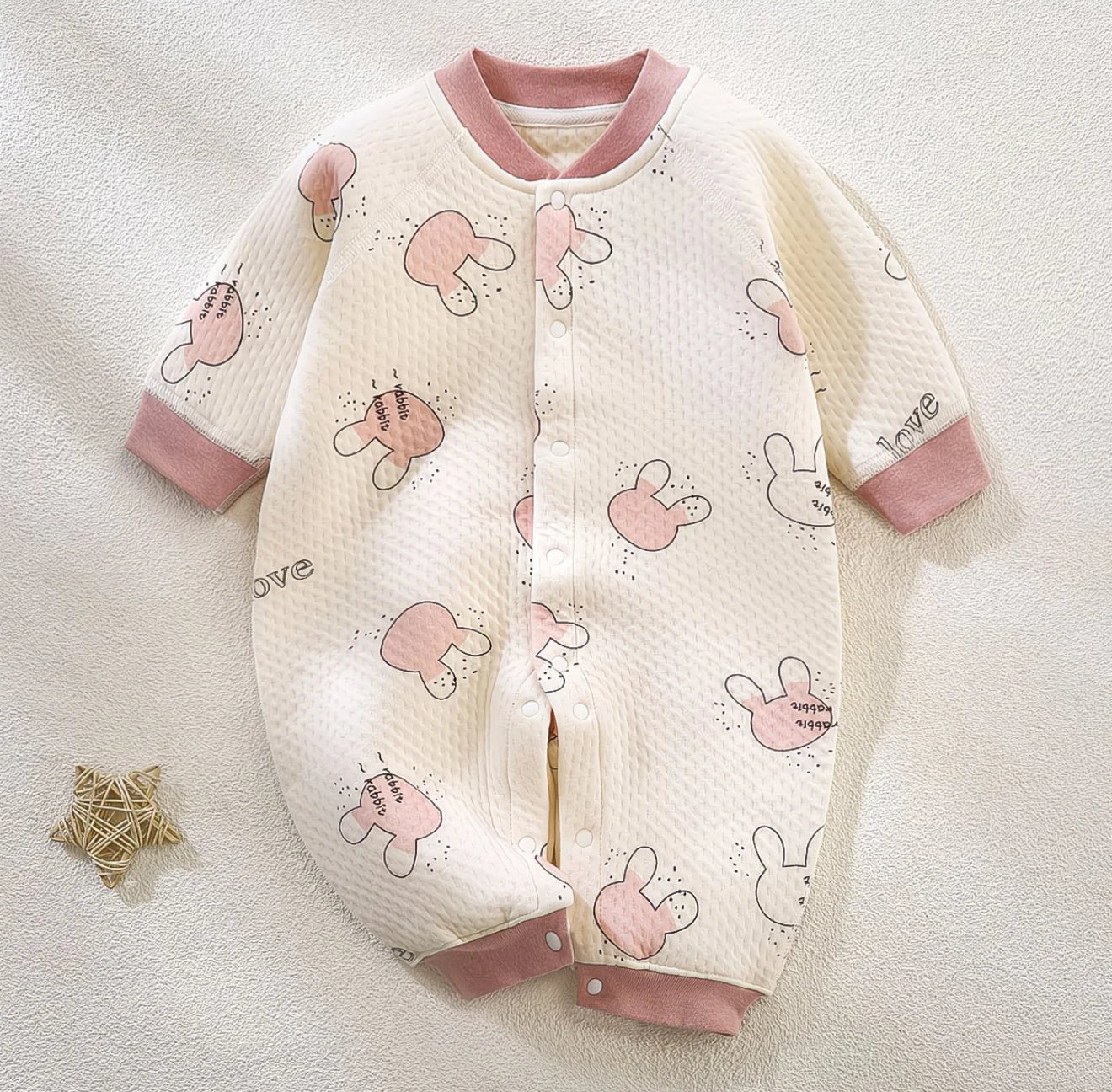Soft & Breathable - Baby & Toddler - 100% Organic Cotton Bodysuit with Fleece - Baby Love