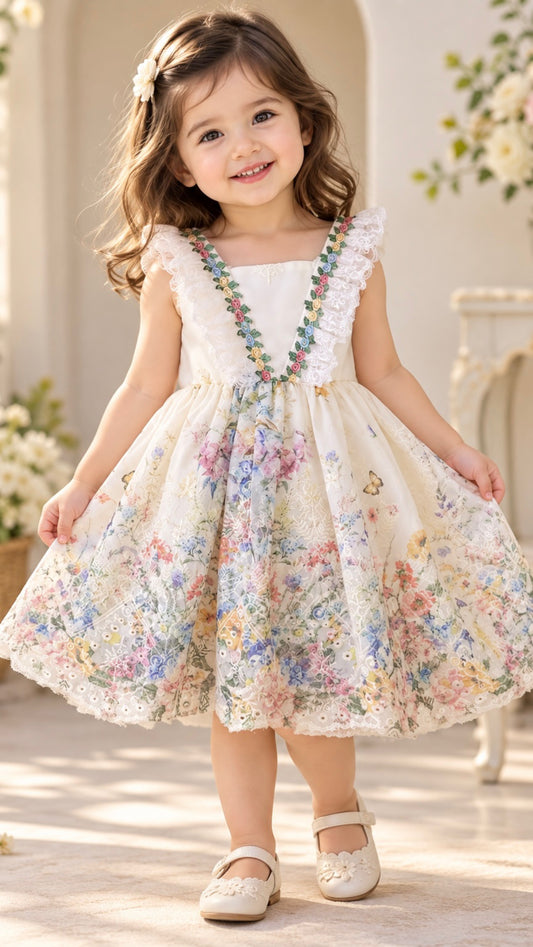 Girls Soft Festive Bling Princess Dress
