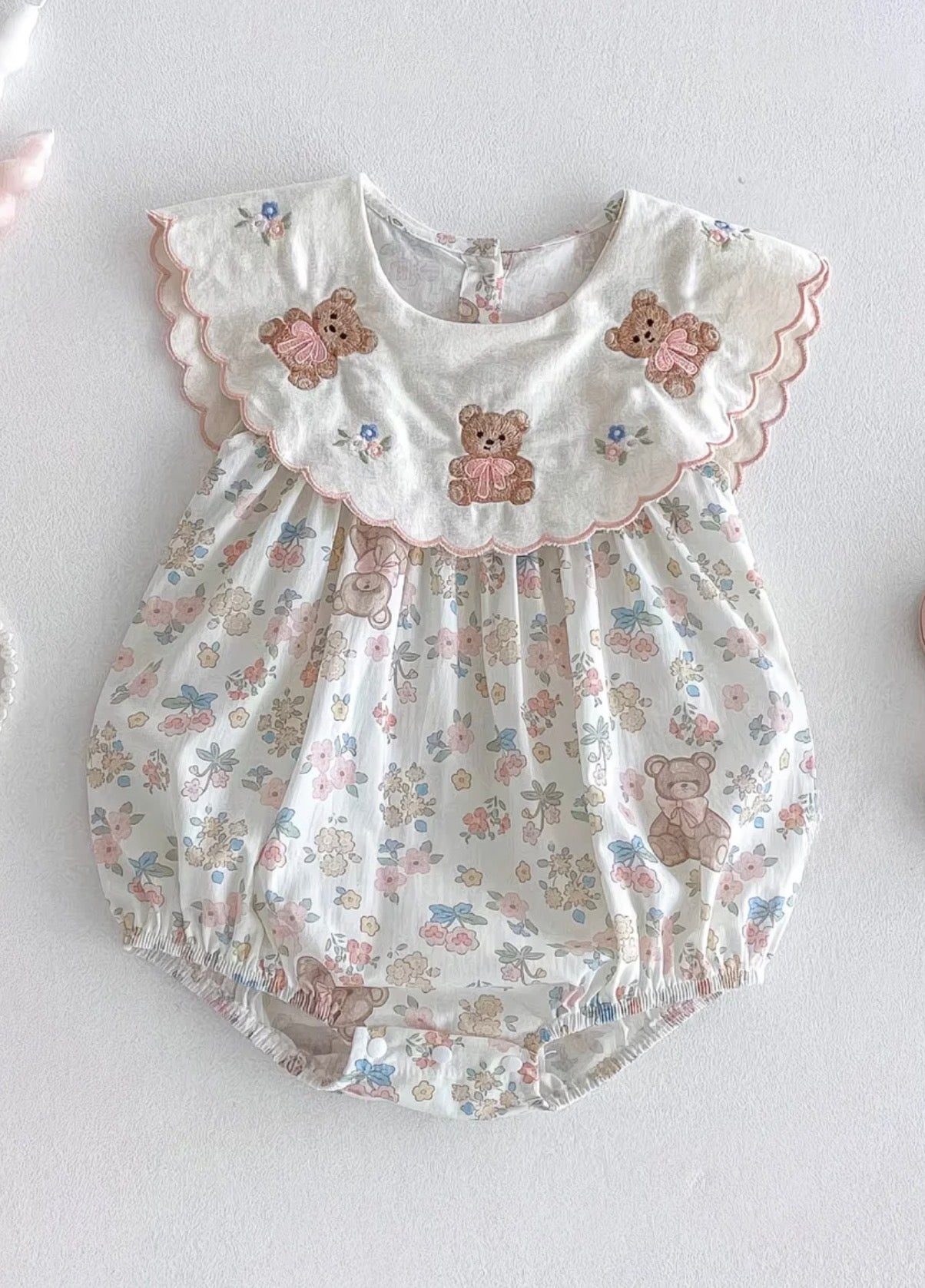 Soft & Breathable - Baby & Toddler - 100% Organic Cotton Summer Romper