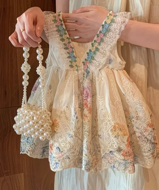 Girls Soft & Comfortable Dress - Festive Bling