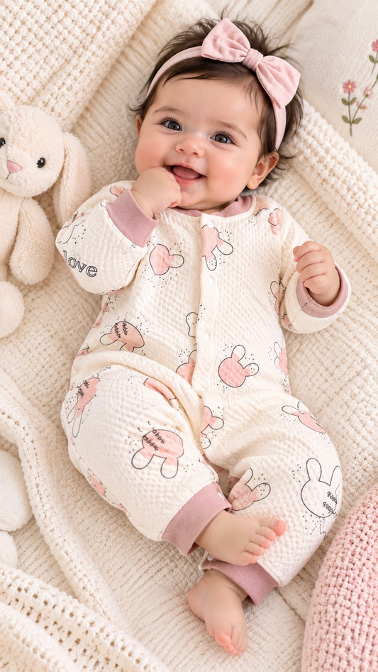 Soft & Breathable - Baby & Toddler - 100% Organic Cotton Bodysuit with Fleece - Baby Love