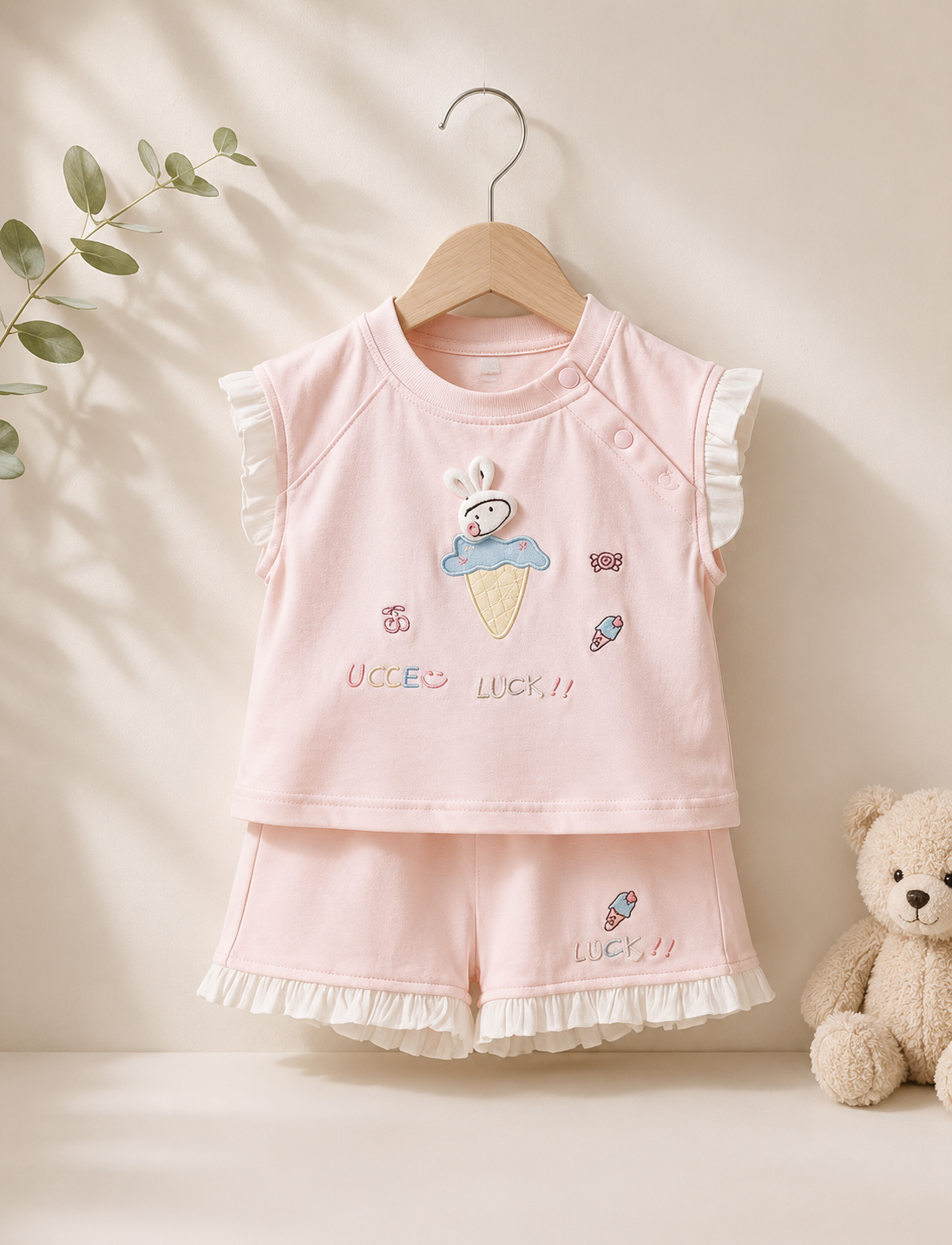 Soft & Breathable - Baby & Toddler - 100% Organic Cotton Shorts Set