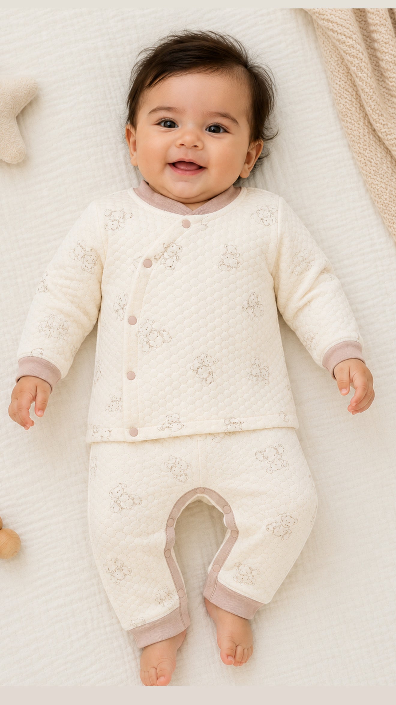 Soft & Breathable - Baby & Toddler - Baby Full Comfy Co-Ord Set