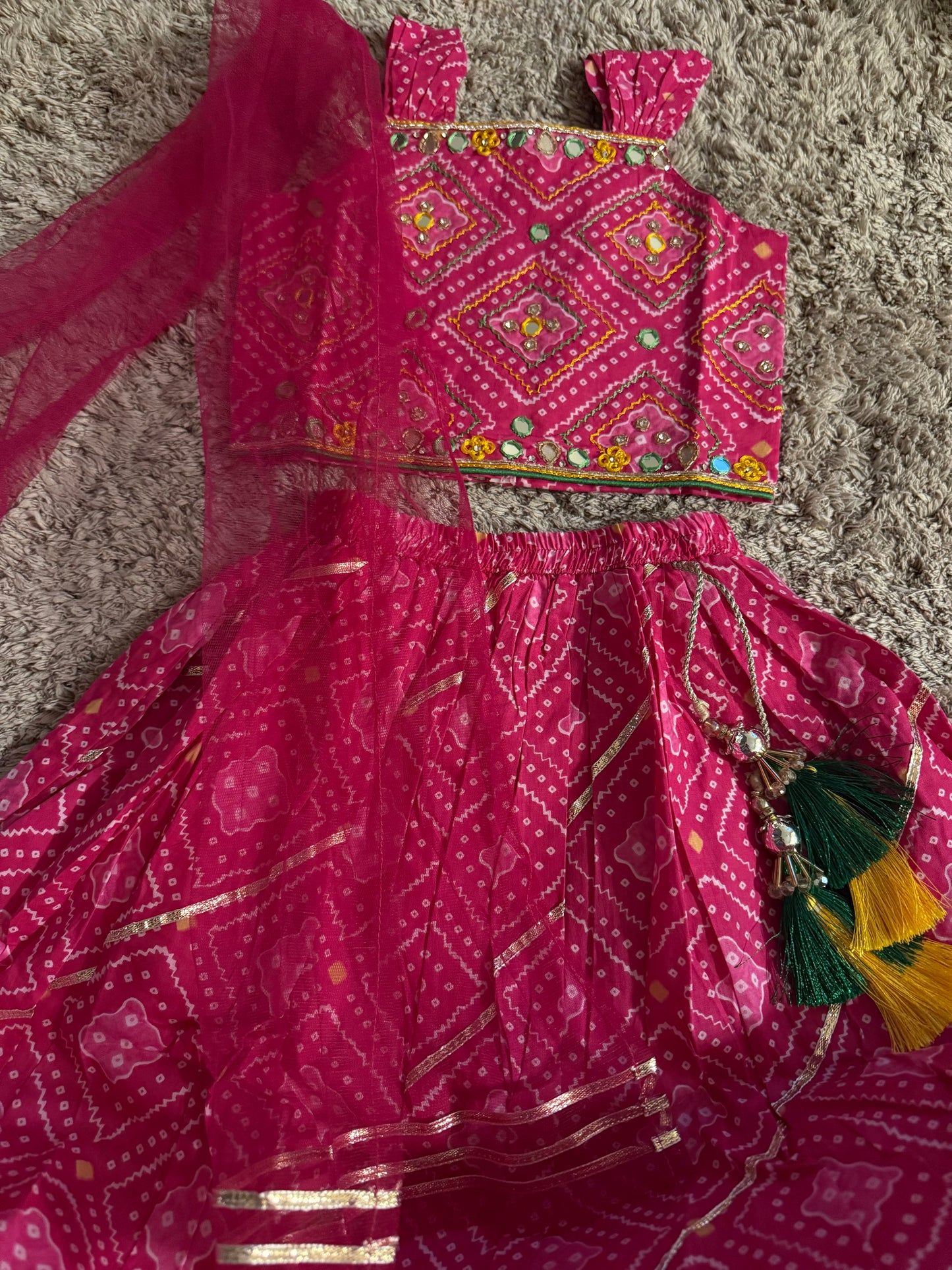 Girls Soft & Comfortable Chaniya Choli - Bandhini