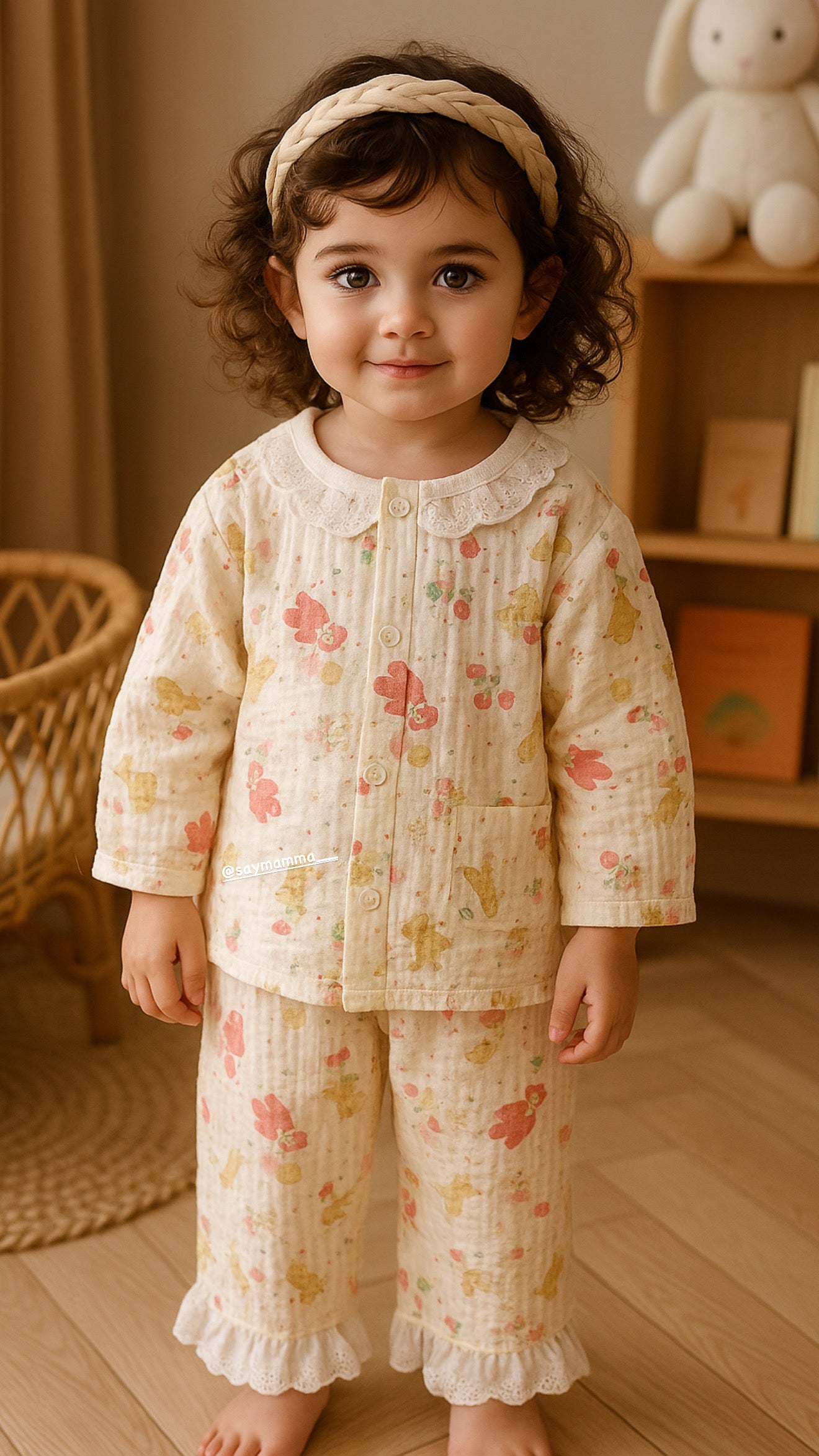 Elegant & Soft Printed Full Co-ord Set - Cute
