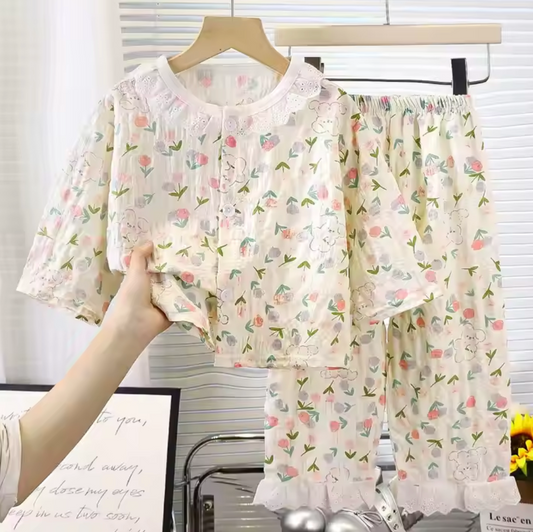 Elegant & Soft Printed Full Co-ord Set - Trendy